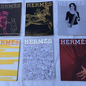 17 Hermes Catalogs, Scarf Books, Monde d'Hermes